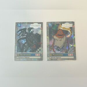 Vintage 2000 Digimon Digital Monsters Cards Lot Of 16 - 2 Holos Digimon CCG